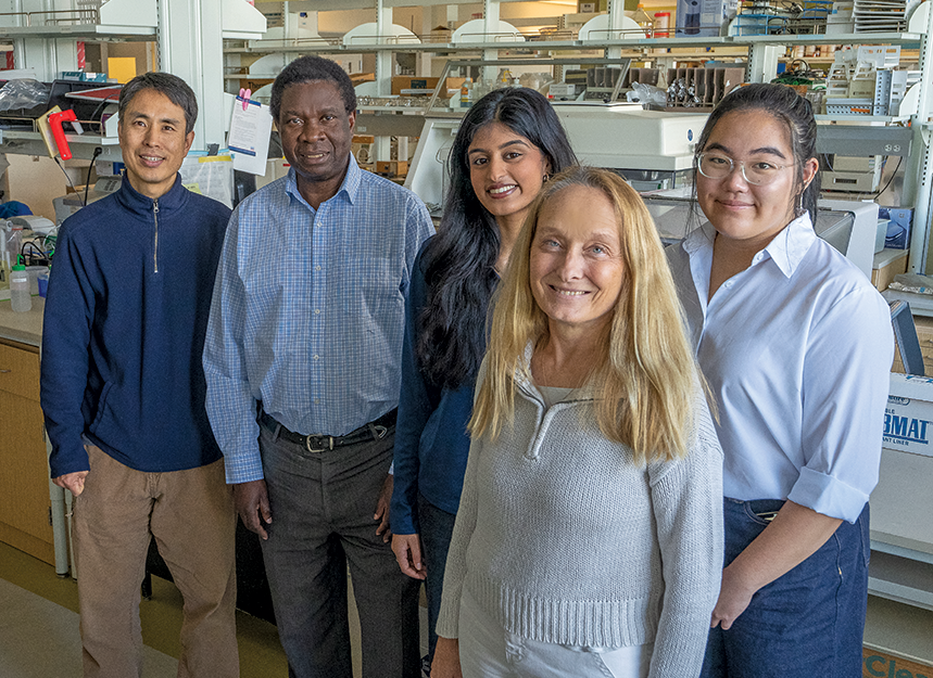 Professors Rumbeiha and Guilivi and their research team
